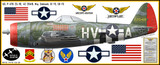 P-47D Thunderbolt - Gabby Gabreski Military Aircraft Profile