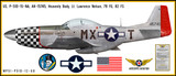 P-51D Mustang "Heavenly Body" Decorative Military Aircraft Profile
