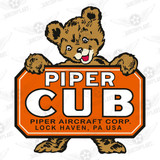 Piper Cub Logo Decal