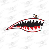 Flying Tigers P-40 Warhawk Shark Mouth Teeth