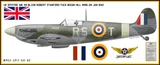 Spitfire Mk VB Robert Stanford-Tuck - Aircraft Profile Wall Decal
