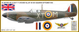 Spitfire Mk IA Richard Hillary - Aircraft Profile Wall Decal