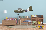 Stinson L-5  Sentinel Aircraft Profile Print Wall Art Decal