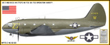 Curtiss C-46 Commando "Operation Varsity" Aircraft Profile Print Wall Art Decal