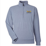 AirCorps Aviation Fleece Quarter Zip Sweatshirt - Blue