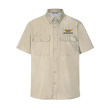 AirCorps Aviation UPF 50+ Short Sleeve Shirt in Khaki