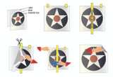 How to Apply Large Graphics and Paint Masks: Center Hinge Method