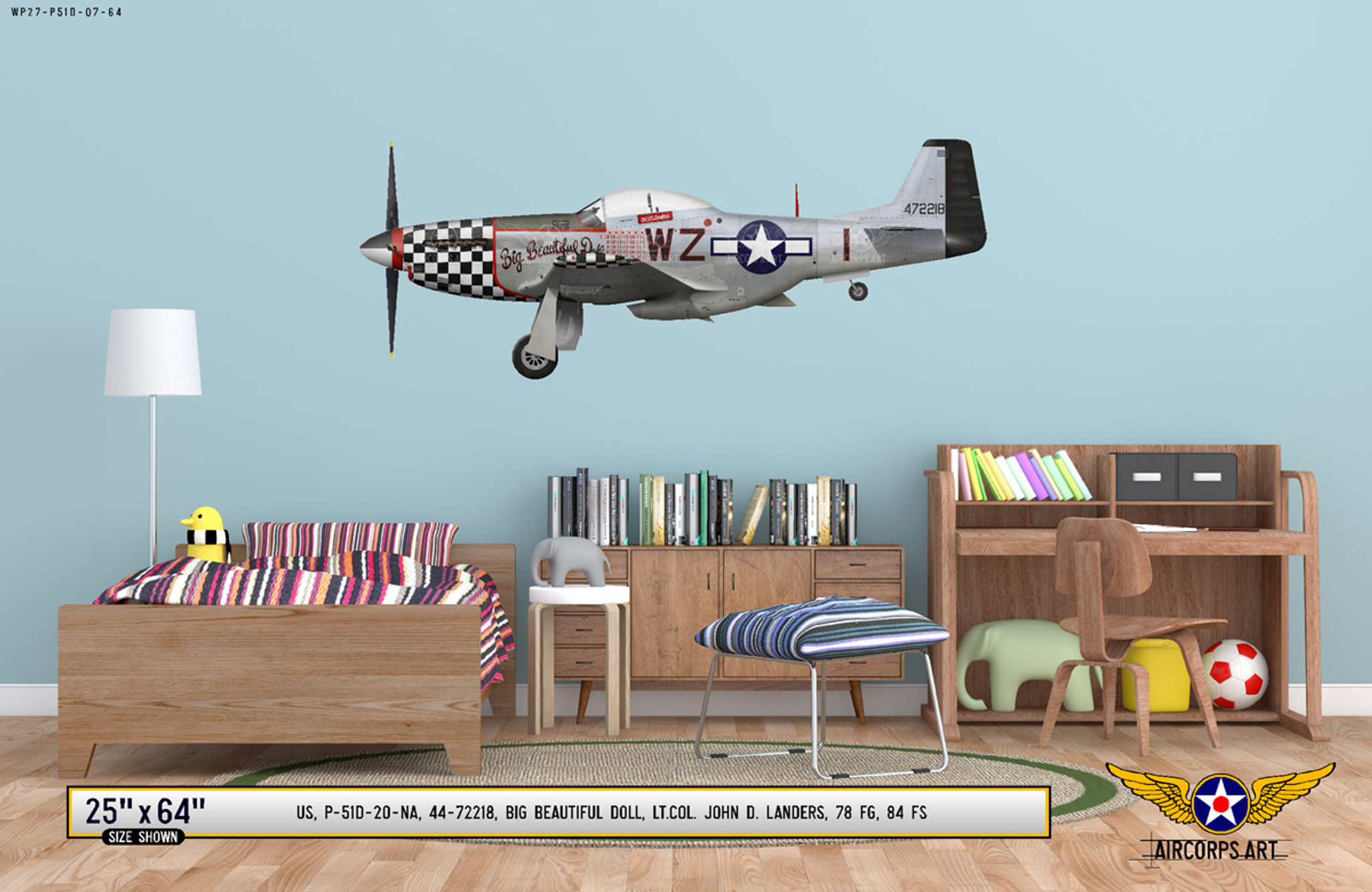 オールドール2001キャンペーン　リゾートアートミラー P-51D Mustang 