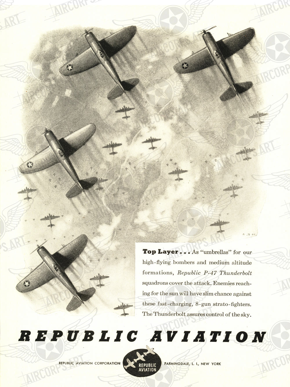 Poster Aviation Popular Aviation Rf49 – Affiche Vintage 40x60cm, Neuve