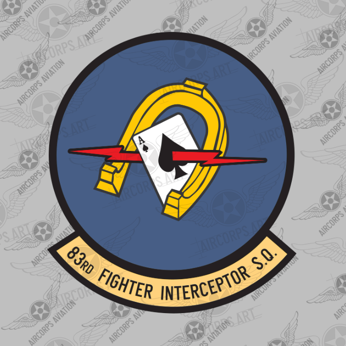 83rd Fighter Interceptor Squadron WWII USAF Decal