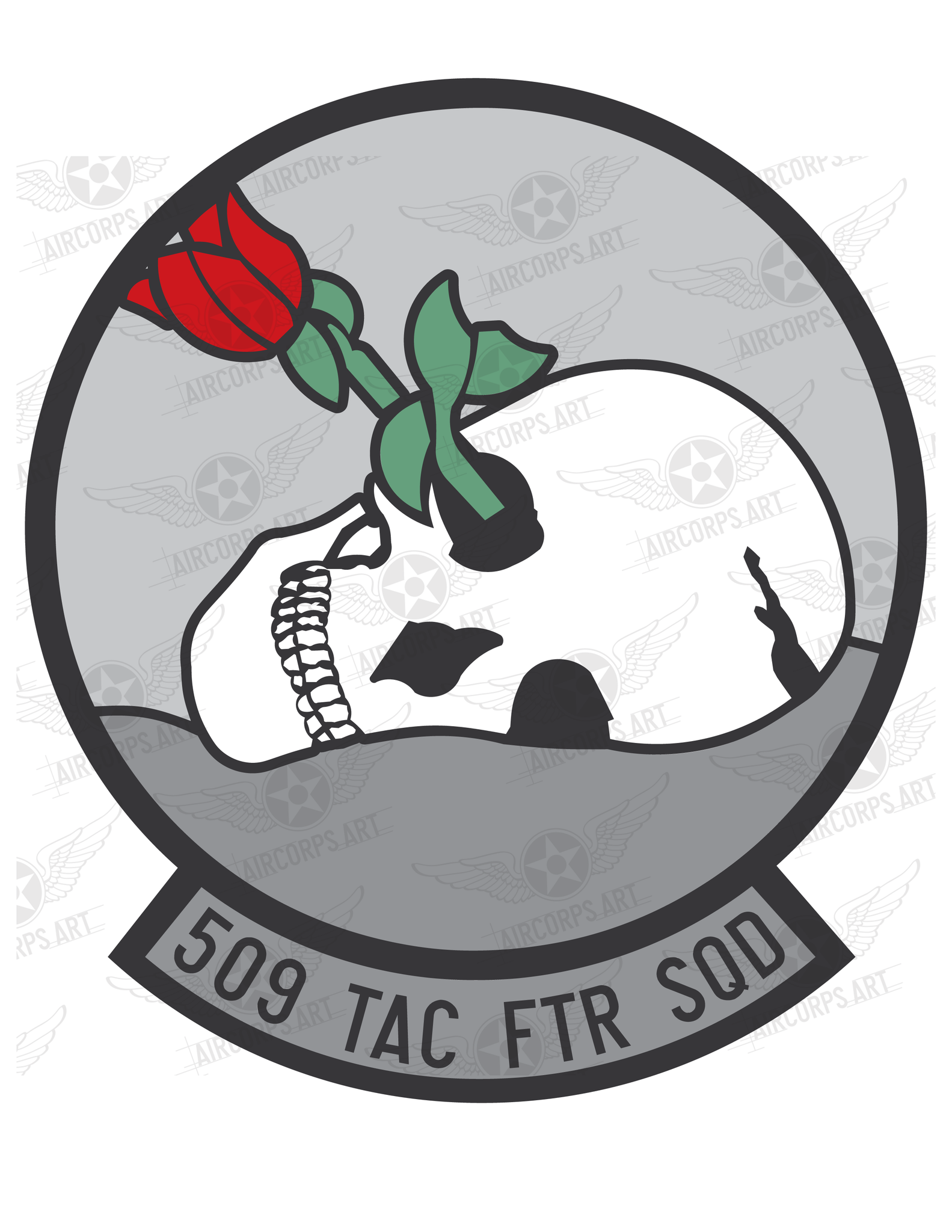 509th Fighter Squadron WWII USAF Decal