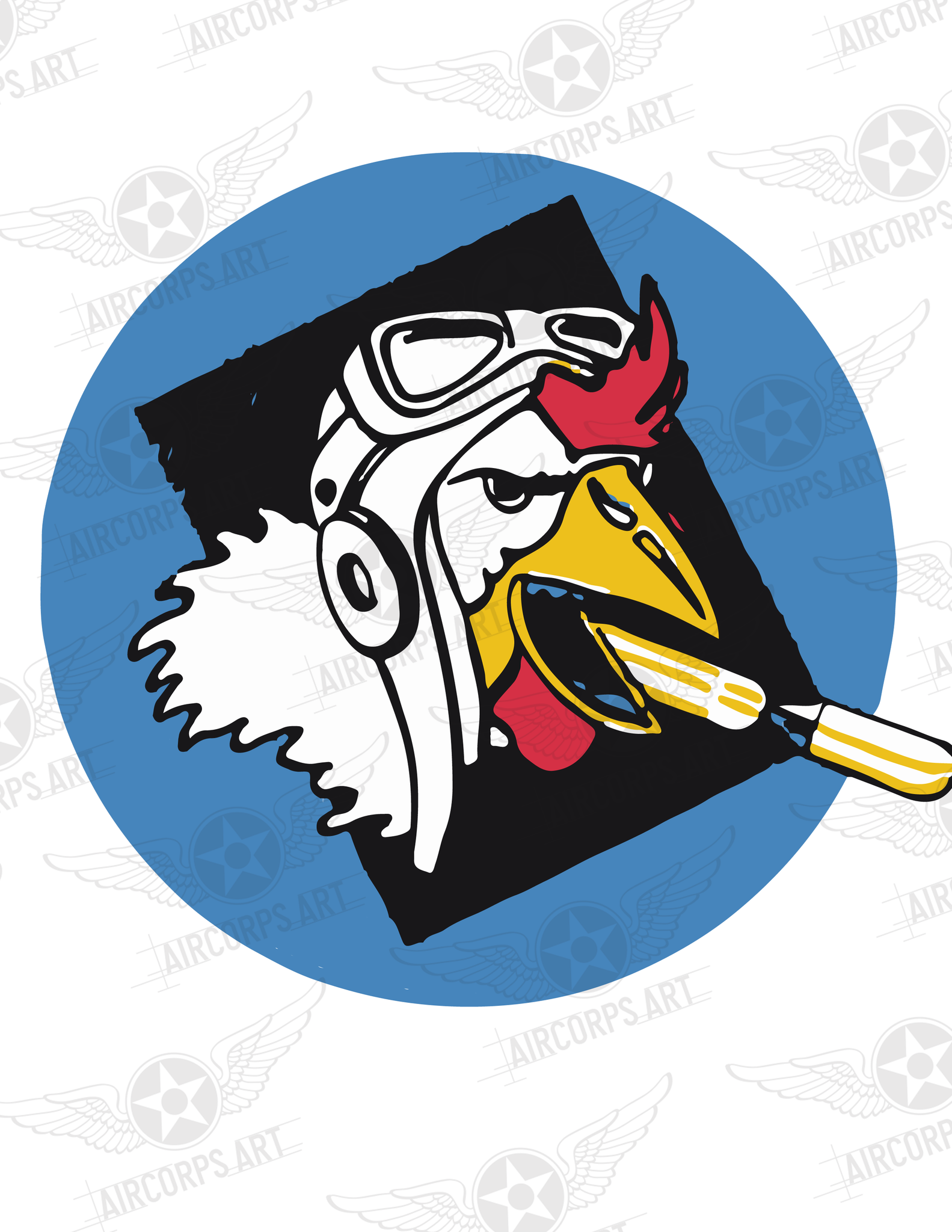 643rd Bombardment Squadron WWII USAF Decal