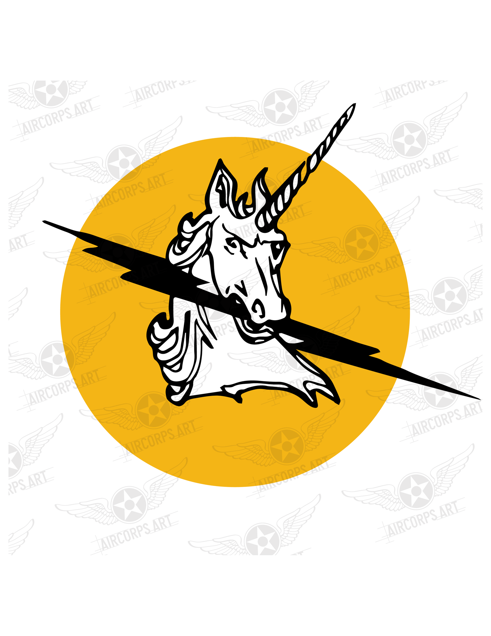 368th Fighter Squadron WWII USAF Decal