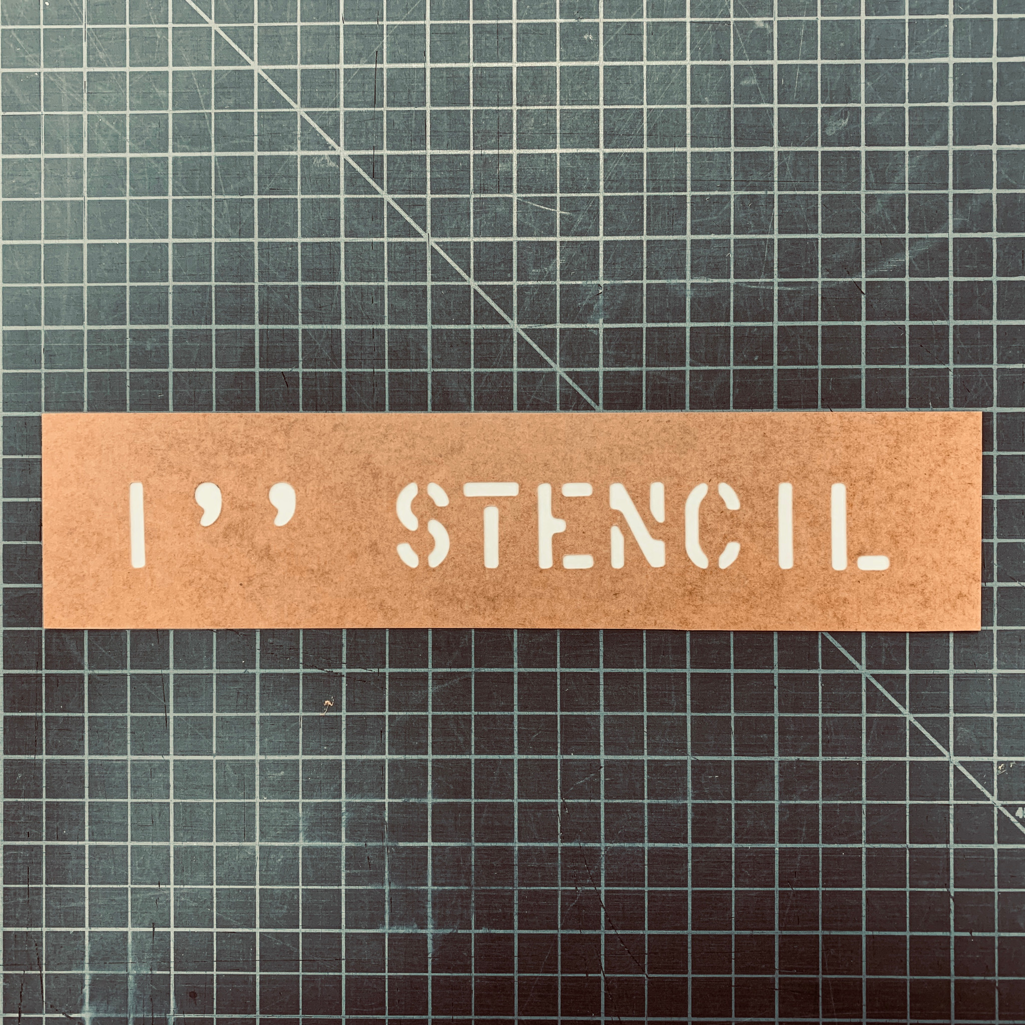 Custom Cut Stencil