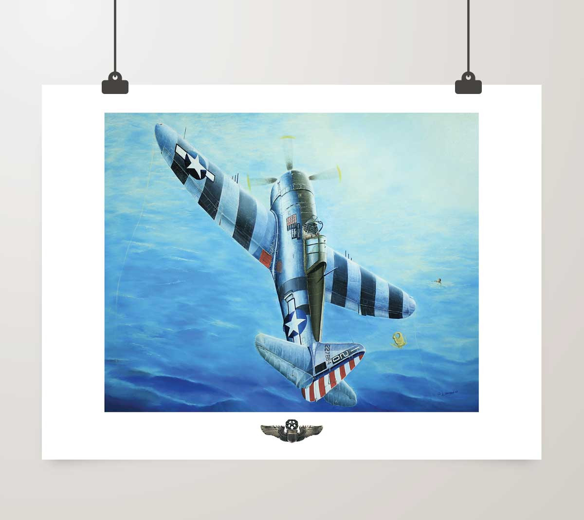 Uncommon Chivalry by David Hammond Featuring a Republic P-47