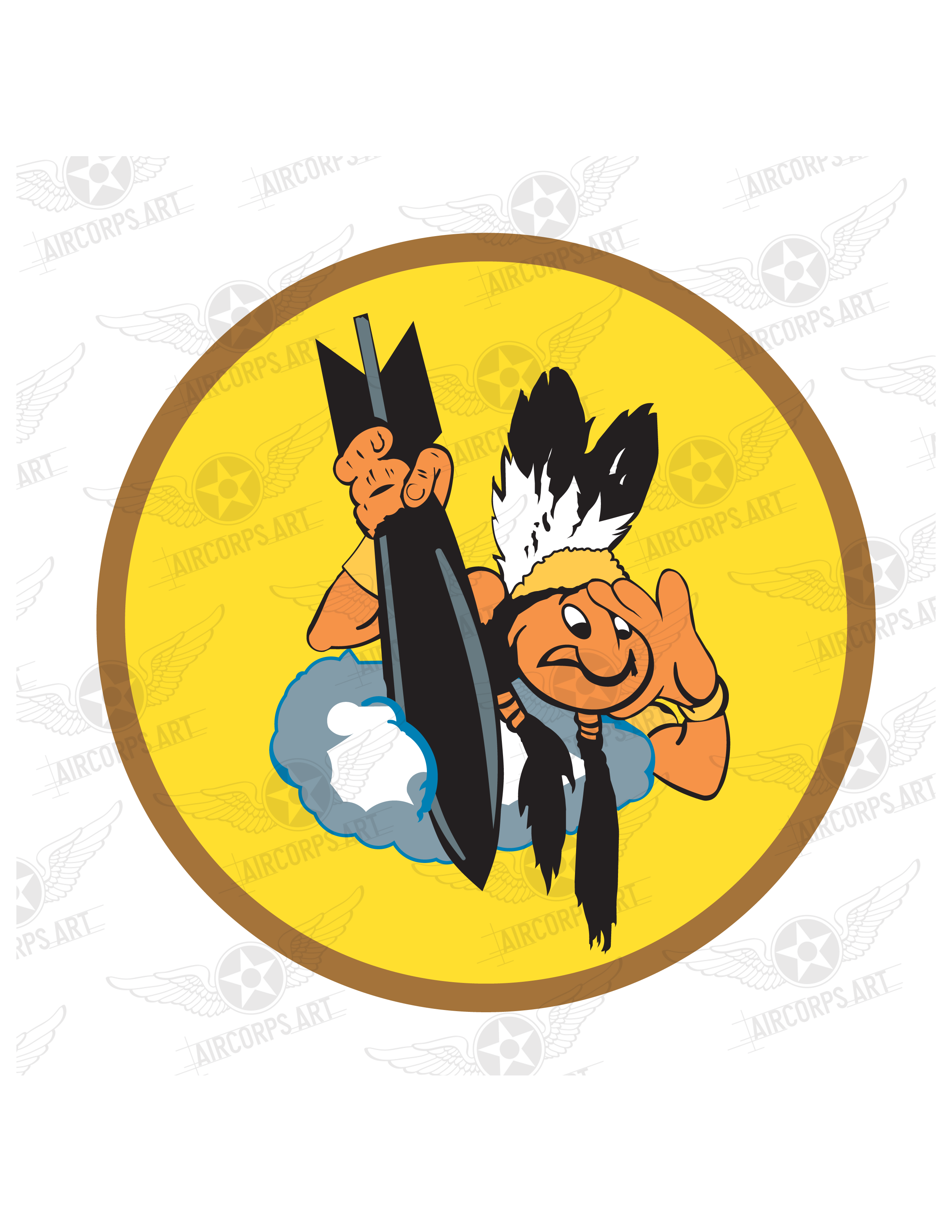 462nd Bomber Squadron WWII USAF Decal