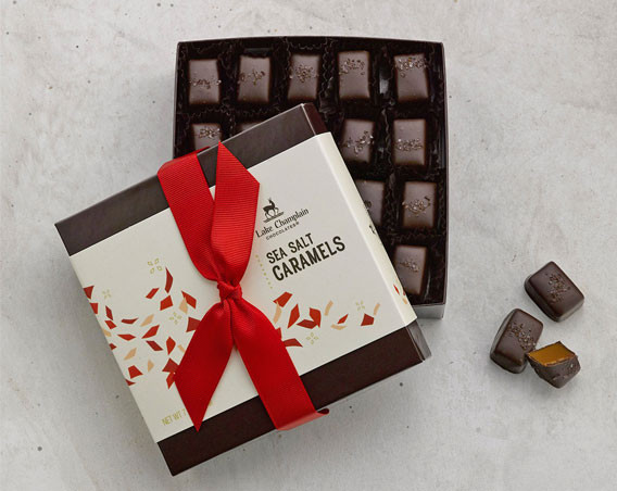 Chocolate Sea Salt Caramels Dark Chocolate Caramels