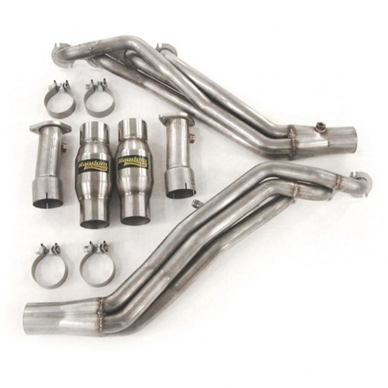 Stainless Works (92-02) Crown Vic Long Tube header w/ Catted Lead Pipes