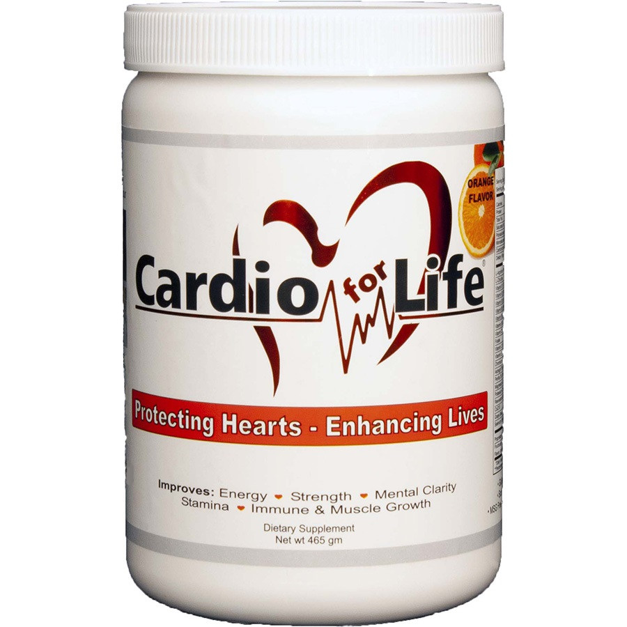 Cardio For Life Powder Orange Grape Peach And Pina Colada Flavor