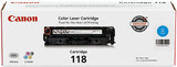 Canon 118 Cyan Toner Cartridge Standard Yield 2,900 Pages (2661B001)
