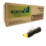 Kyocera TK592Y Yellow Toner 5K Yield 1T02KVAUS0