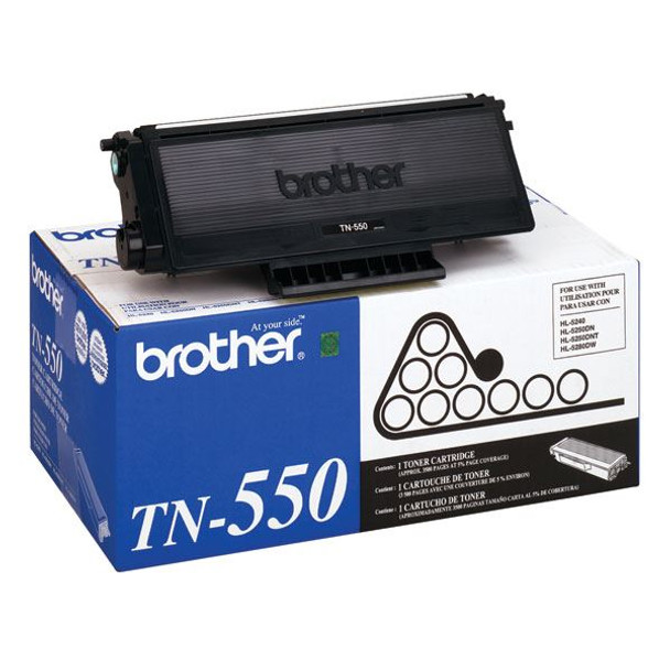 Brother TN550 Toner Cartridge - Black - Yield 3500 Pages