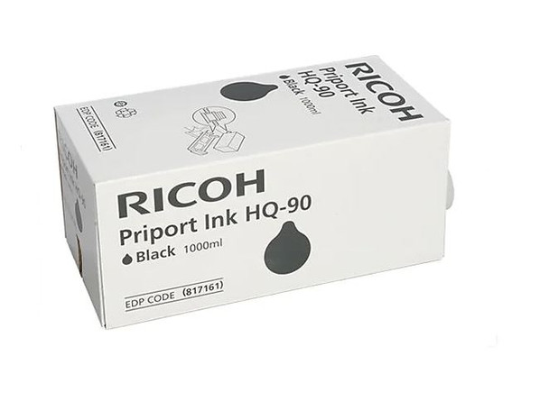 RICOH 817161 Type HQ90 Black Priport Ink