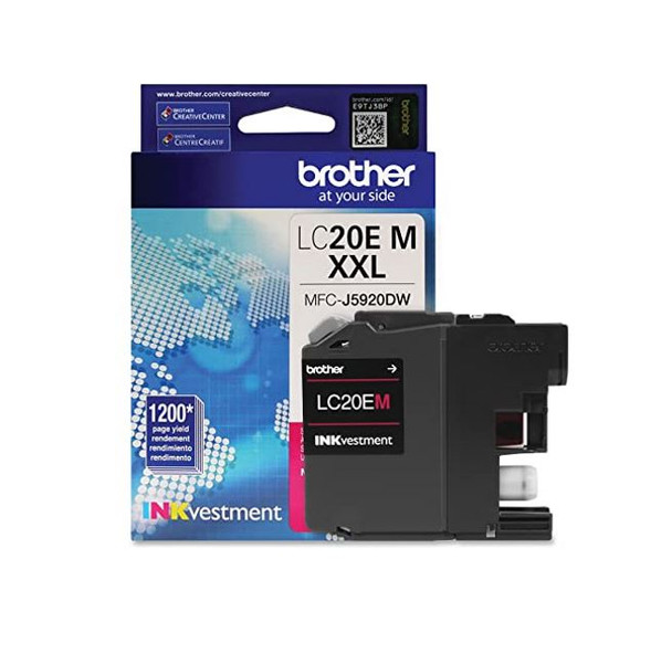 BROTHER LC20EM Super High Yield Magenta Ink Cartridge
