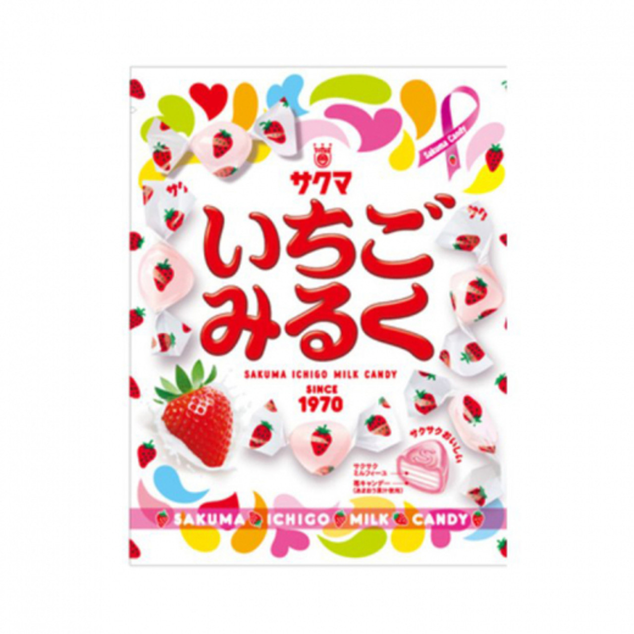 Sakuma Strawberry Milk Candy 83g/Sakuma 草莓牛奶糖83g