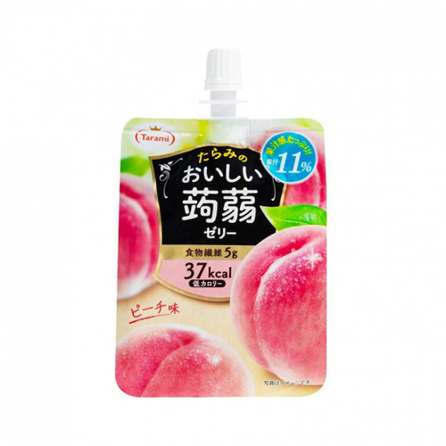 TARAMI Delicious Jelly White Peach 150g/TARAMI 吸吸果冻 白桃味 150g