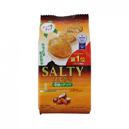 TOHATO Salty 4 Kinds Of Nut Mixed Cookies10pcs/桃哈多TOHATO 4种坚果混合曲奇 10枚