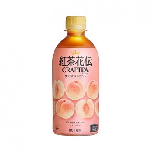 Coca Cola CraftTea Black Peach Tea   可口可乐红茶花伝饮料 白桃味440ml