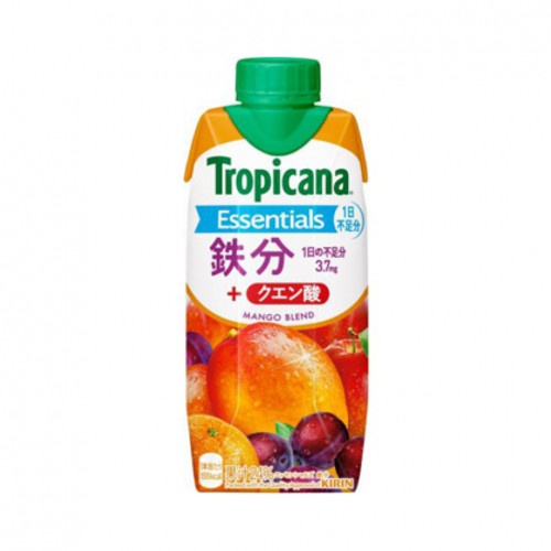 KIRIN Toropicana Essentials, Fruits Juice麒麟 果汁混合饮料 330ml 铁分叶酸