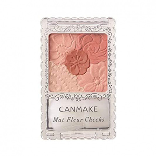 Canmake Matt Fleur Cheeks 6g 05 Matt Pumpkin 井田Canmake 5色花瓣腮红 6g 05哑光南瓜橙咖