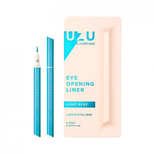 UZU Eye Opening Liner Light Blue  熊野职人彩色防水眼线液笔 浅蓝色