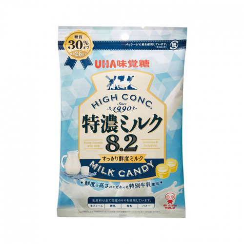 UHA Milk Candy 8.2 75g/悠哈味觉糖UHA 特浓牛奶糖8.2 75g