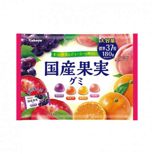 Kabaya Fruit gummy 180g/卡巴也Kabaya 国产果实软糖 180g