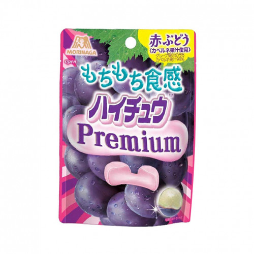 Morinaga Premium Juice Gummy Grape 35g/森永Morinaga Premium水果夹心软糖 葡萄味 35g