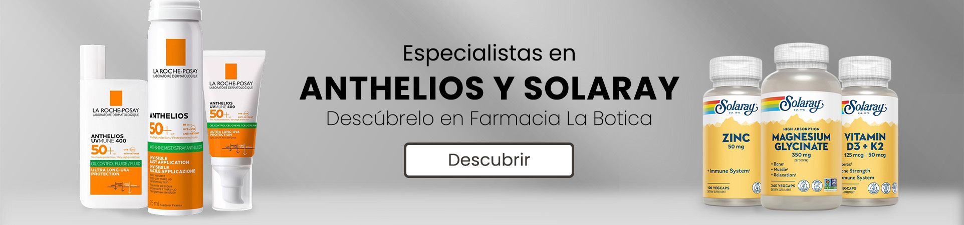 Anthelios y solaray en Farmacia La Botica