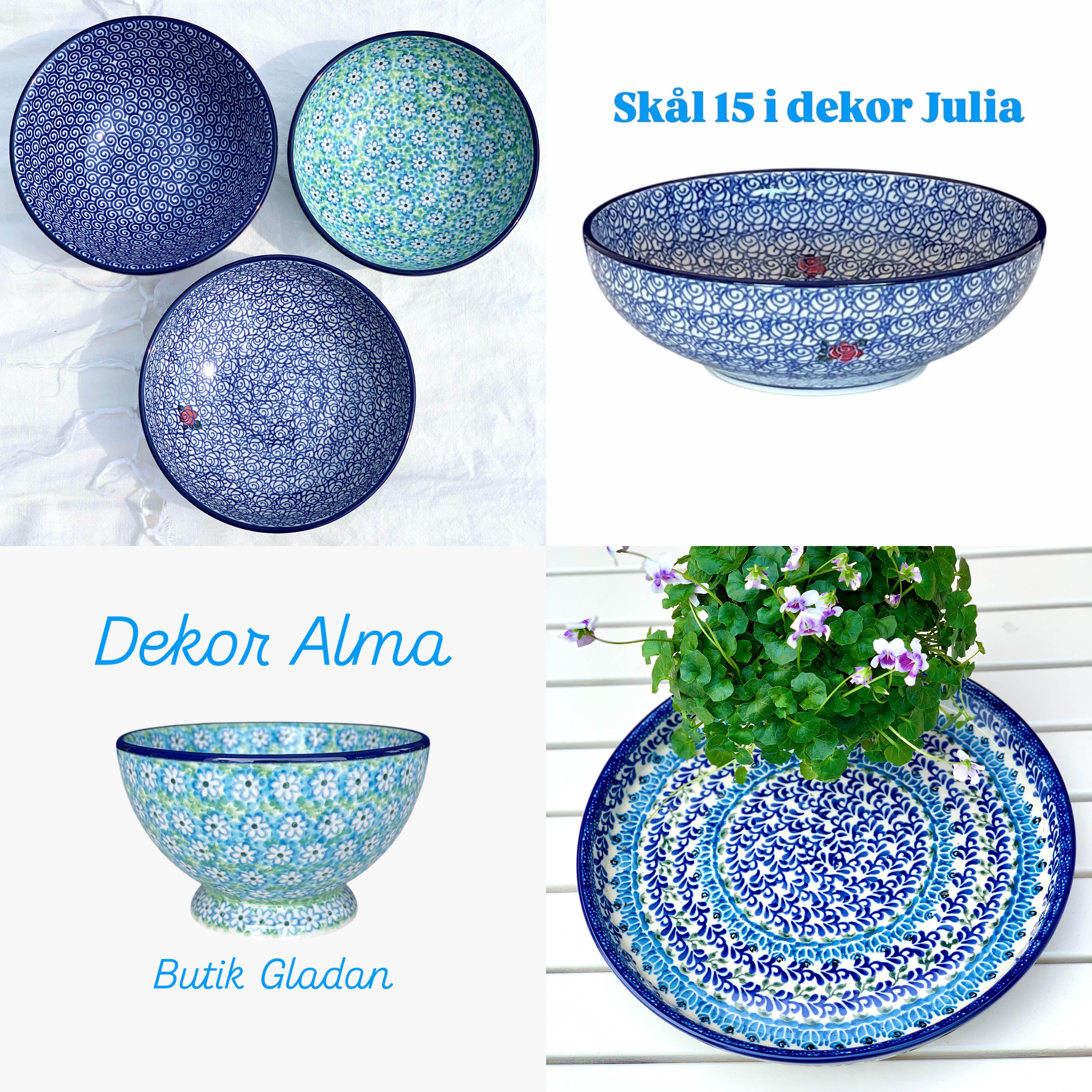 butikgladan, stengods, keramik