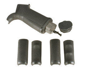 Mission First Tactical™ ENGAGE™ AR15/M16 Pistol Grip w/ Interchangeable Front and Back Straps - BLACK