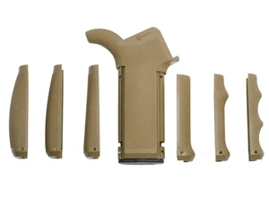 Mission First Tactical™ ENGAGE™ AR15/M16 Pistol Grip w/ Interchangeable Front and Back Straps - SCORCHED DARK EARTH