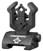 DIAMONDHEAD® Diamond Rear Combat Sight - BLACK