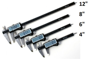 iGAGING® EZ Cal™ Digital Caliper (mm/inch/fractional inch) - 12" 