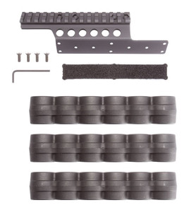 Mesa Tactical™ SureShell Hook & Loop Mount with Saddle Rail for Ben SuperNova (6-Shell, 12-GA, 5½")