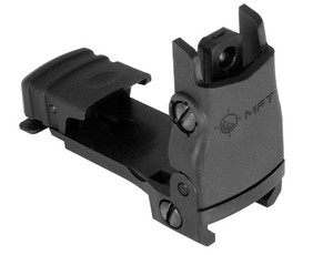 Mission First Tactical™ Polymer Flip up Rear Sight - BLACK