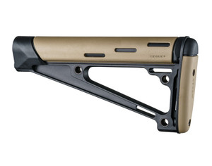 Hogue® AR-15/M-16 OverMolded Fixed Buttstock - Fits A2 Buffer Tube - FLAT DARK EARTH RUBBER
