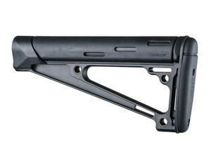 Hogue® AR-15/M-16 OverMolded Fixed Buttstock - Fits A2 Buffer Tube - BLACK RUBBER
