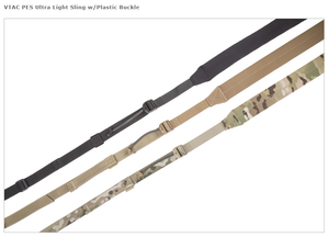Viking Tactics™ PES Ultra Light Sling w/Plastic Adjustment Buckle - BLACK