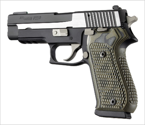 Hogue® SIG P220 American DA/SA: Piranha G10 Grip - G-Mascus Green
